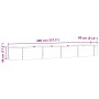 Huerto Elevado Marrón 400x80x44 cm de Acero Galvanizado de , Maceteros y jardineras - Ref: Foro24-42008137, Precio: 170,25 €,...