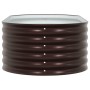 Huerto Elevado Marrón 160x80x44 cm de Acero Galvanizado de , Maceteros y jardineras - Ref: Foro24-42008140, Precio: 104,56 €,...
