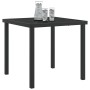Mesa de Jardín Negra 80x80x73 cm de Vidrio Templado de , Mesas de jardín - Ref: Foro24-42010312, Precio: 97,67 €, Descuento: %