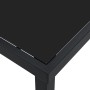 Mesa de Jardín Negra 80x80x73 cm de Vidrio Templado de , Mesas de jardín - Ref: Foro24-42010312, Precio: 97,67 €, Descuento: %