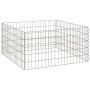 Compostador de Jardín  100x100x50 cm de Acero Galvanizado Cuadrado | Foro24.es | Tu tienda online para hogar, jardín y más Foro24.es