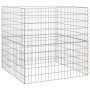 Compostador cuadrado de jardín 100x100x100 cm de acero galvanizado de , Paneles de vallas - Ref: Foro24-42010831, Precio: 60,...