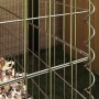 Compostador cuadrado de jardín 100x100x100 cm de acero galvanizado de , Paneles de vallas - Ref: Foro24-42010831, Precio: 60,...