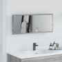 Espejo Gris sonoma Madera elaborada 90 x 33 cm Espejo de , Tocadores de baño - Ref: Foro24-822818, Precio: 71,51 €, Descuento: %