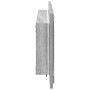 Espejo Gris sonoma Madera elaborada 90 x 33 cm Espejo de , Tocadores de baño - Ref: Foro24-822818, Precio: 71,51 €, Descuento: %