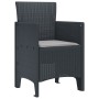 Silla de jardín Set de 2 Antracita, Gris Claro de , Sillas de jardín - Ref: Foro24-847450, Precio: 84,49 €, Descuento: %