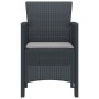 Silla de jardín Set de 2 Antracita, Gris Claro de , Sillas de jardín - Ref: Foro24-847450, Precio: 84,49 €, Descuento: %