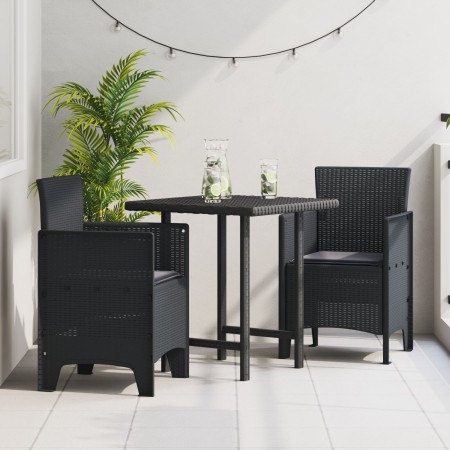 Silla de Jardín Juego de 2 Antracita Plástico Mediana Duradera de , Sillas de jardín - Ref: Foro24-847451, Precio: 78,77 €, D...