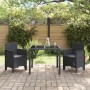 Silla de Jardín Juego de 2 Antracita Plástico Mediana Duradera de , Sillas de jardín - Ref: Foro24-847451, Precio: 78,77 €, D...
