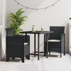Silla de jardín Set de 2 Antracita, Crema Poliratán Estándar de , Sillas de jardín - Ref: Foro24-847452, Precio: 84,49 €, Des...