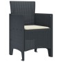 Silla de jardín Set de 2 Antracita, Crema Poliratán Estándar de , Sillas de jardín - Ref: Foro24-847452, Precio: 84,49 €, Des...