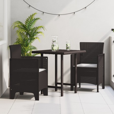 Silla de Jardín Set de 2 Marrón Ratán Estándar Duradero de , Sillas de jardín - Ref: Foro24-847455, Precio: 84,49 €, Descuent...