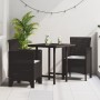 Silla de Jardín Set de 2 Marrón Ratán Estándar Duradero de , Sillas de jardín - Ref: Foro24-847455, Precio: 84,49 €, Descuent...