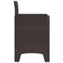 Silla de Jardín Set de 2 Marrón Ratán Estándar Duradero de , Sillas de jardín - Ref: Foro24-847455, Precio: 84,49 €, Descuent...