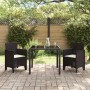 Sillas de jardín con cojines 2 pcs Marrón Poliratán de , Sillas de jardín - Ref: Foro24-847457, Precio: 84,49 €, Descuento: %
