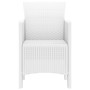 Silla de Jardín Conjunto de 2 Blanco Estilo de Ratán Plástico de , Sillas de jardín - Ref: Foro24-847458, Precio: 77,19 €, De...