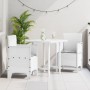 Silla de Jardín Juego de 2 Blanco, Gris Claro Plástico, Tela de , Sillas de jardín - Ref: Foro24-847460, Precio: 83,05 €, Des...