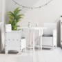 Silla de Jardín Set de 2 Blanco, Antracita Polipropileno, Poliéster de , Sillas de jardín - Ref: Foro24-847461, Precio: 83,05...