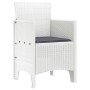 Silla de Jardín Set de 2 Blanco, Antracita Polipropileno, Poliéster de , Sillas de jardín - Ref: Foro24-847461, Precio: 83,05...