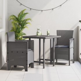 Silla de Jardín Juego de 2 Gris Claro, Antracita Polipropileno de , Sillas de jardín - Ref: Foro24-847466, Precio: 82,11 €, D...
