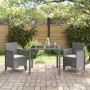 Silla de Jardín Conjunto de 2 Gris claro y crema Polipropileno de , Sillas de jardín - Ref: Foro24-847467, Precio: 82,11 €, D...