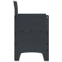 Silla de Jardín Juego de 4 Antracita, Taupe Resina de Polipropileno de , Sillas de jardín - Ref: Foro24-847469, Precio: 153,3...