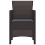 Silla de jardín Juego de 4 Marrón Polipropileno Estándar de , Sillas de jardín - Ref: Foro24-847476, Precio: 153,33 €, Descue...