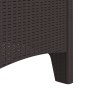 Silla de jardín Juego de 4 Marrón Polipropileno Estándar de , Sillas de jardín - Ref: Foro24-847476, Precio: 153,33 €, Descue...
