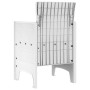 Silla de Jardín Juego de 4 Blanco Poliratán Estándar Ligero de , Sillas de jardín - Ref: Foro24-847478, Precio: 138,18 €, Des...