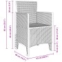 Silla de Jardín Juego de 4 Blanco Poliratán Estándar Ligero de , Sillas de jardín - Ref: Foro24-847478, Precio: 138,18 €, Des...