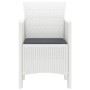 Silla de Jardín Juego de 4 Blanco, Antracita Plástico, Poliéster de , Sillas de jardín - Ref: Foro24-847481, Precio: 142,10 €...