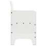 Silla de Jardín  Conjunto de 4 Blanco Ratán Estándar Duraderas | Foro24.es | Tu tienda online para hogar, jardín y más Foro24.es