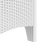 Silla de Jardín  Conjunto de 4 Blanco Ratán Estándar Duraderas | Foro24.es | Tu tienda online para hogar, jardín y más Foro24.es
