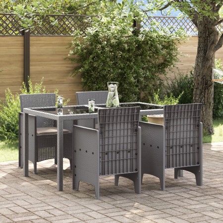 Silla de Jardín  Juego de 4 Gris claro, cojines taupe | Foro24.es | Tu tienda online para hogar, jardín y más Foro24.es
