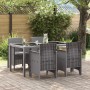 Silla de Jardín Juego de 4 Gris claro Plástico, Poliéster de , Sillas de jardín - Ref: Foro24-847485, Precio: 153,04 €, Descu...