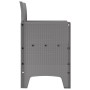 Silla de jardín Conjunto de 4 Gris claro con cojines de crema de , Sillas de jardín - Ref: Foro24-847487, Precio: 150,31 €, D...