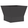 Fogón Cuadrado Negro 40x40x30 cm Acero de , Chimeneas - Ref: Foro24-858908, Precio: 50,47 €, Descuento: %
