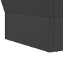 Fogón Cuadrado Negro 40x40x30 cm Acero de , Chimeneas - Ref: Foro24-858908, Precio: 50,47 €, Descuento: %
