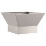 Fogata Cuadrada Marrón 60x60x35 cm de acero envejecido de , Chimeneas - Ref: Foro24-858911, Precio: 64,77 €, Descuento: %