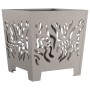 Chimenea VidaXL Cuadrada 40x40x40 cm de Acero Resistente a la Intemperie de , Chimeneas - Ref: Foro24-858913, Precio: 54,87 €...