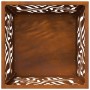Chimenea VidaXL Cuadrada 40x40x40 cm de Acero Resistente a la Intemperie de , Chimeneas - Ref: Foro24-858913, Precio: 54,87 €...