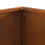 Fuego Hoguera Cuadrada 60x60x40 cm Acero Resistente a la Intemperie de , Chimeneas - Ref: Foro24-858915, Precio: 69,44 €, Des...