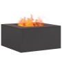 Fogón Cuadrado Negro 60x60x30 cm Acero de , Chimeneas - Ref: Foro24-858918, Precio: 100,25 €, Descuento: %