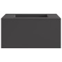 Fogón Cuadrado Negro 60x60x30 cm Acero de , Chimeneas - Ref: Foro24-858918, Precio: 100,25 €, Descuento: %