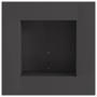 Fogón Cuadrado Negro 60x60x30 cm Acero de , Chimeneas - Ref: Foro24-858918, Precio: 100,25 €, Descuento: %