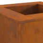 Fogata Cuadrada 60x60x30 cm Acero Corrosion de , Chimeneas - Ref: Foro24-858919, Precio: 92,24 €, Descuento: %