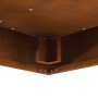 Fogata Cuadrada 60x60x30 cm Acero Corrosion de , Chimeneas - Ref: Foro24-858919, Precio: 92,24 €, Descuento: %