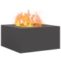 Hoguera cuadrada negra 80x80x40 cm de acero de , Chimeneas - Ref: Foro24-858920, Precio: 146,70 €, Descuento: %