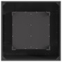 Hoguera cuadrada negra 80x80x40 cm de acero de , Chimeneas - Ref: Foro24-858920, Precio: 146,70 €, Descuento: %