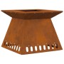 Hoguera 48x48x40 cm Acero Resistente a la Intemperie de , Chimeneas - Ref: Foro24-858923, Precio: 75,20 €, Descuento: %